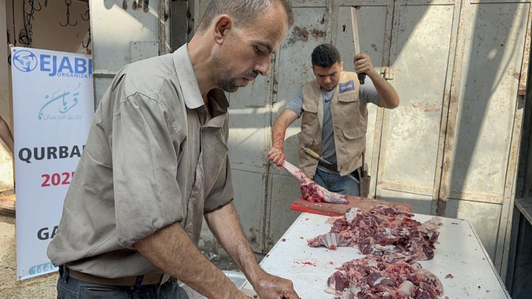 Ejabh UK Delivers Hope and Meat Parcels in Gaza for Eid al-Adha 2025